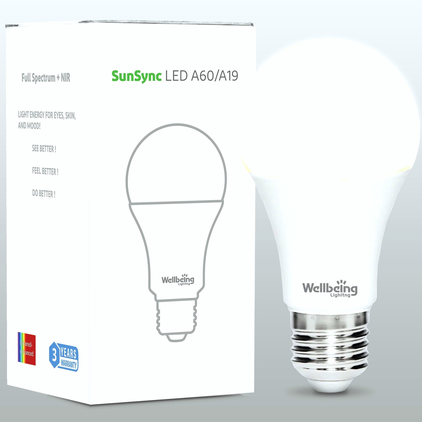SunSync Bulb 2700K: Full-spectrum lighting for human wellbeing