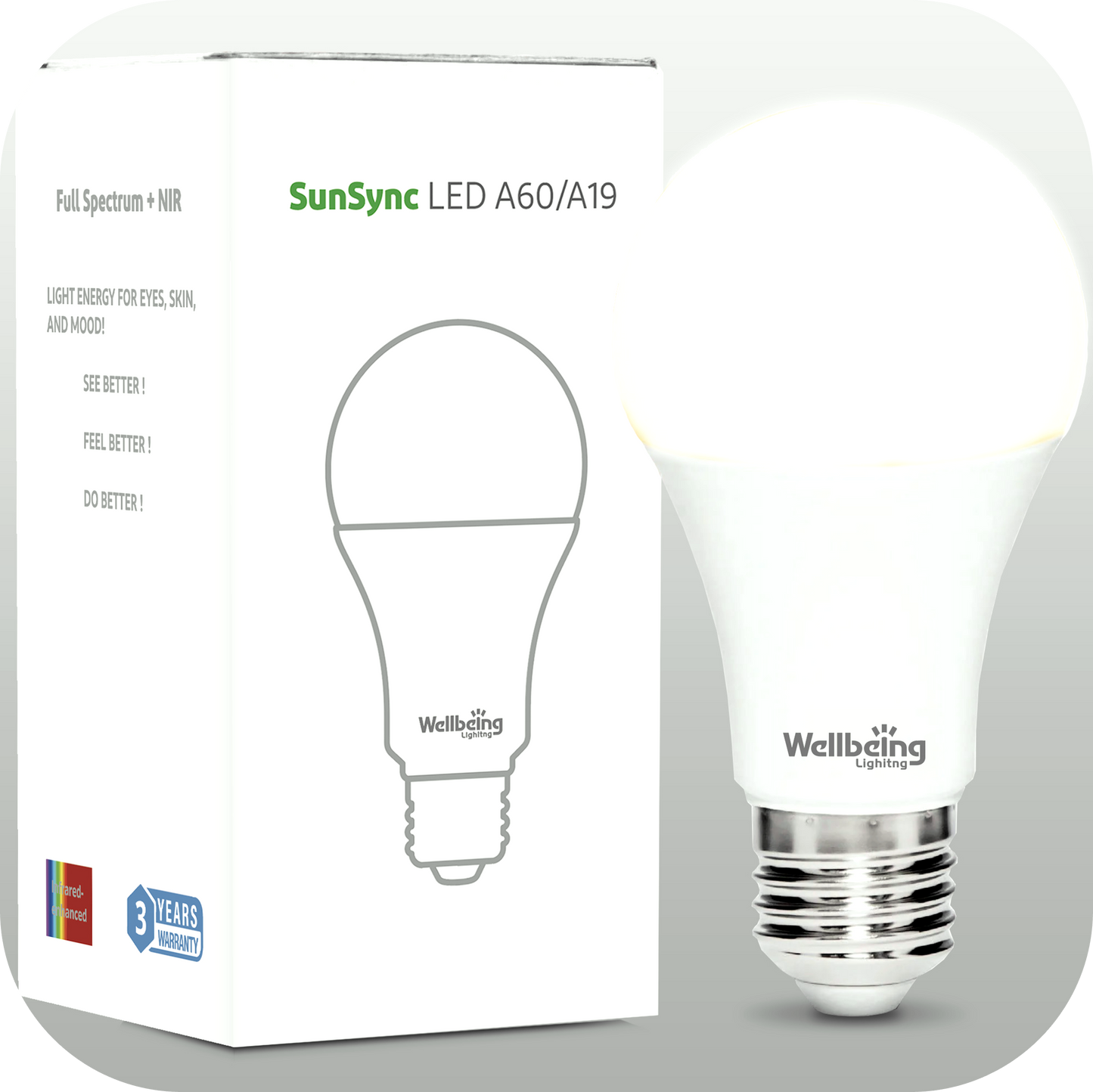 SunSync Bulb 2700K: Full-spectrum lighting for human wellbeing